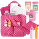thumbnail image 1 of Bolsa de pañales Baby Doll Click N' Play Baby Girl con accesorios, 1 of 5