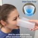 thumbnail image 5 of Vaso para beber HealthSmart Nosey 120 ml, paquete de 3, para adultos, 5 of 6