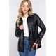thumbnail image 3 of Chaqueta Shacket Saronite Cuero Sintético Negro Mujer, 3 of 5