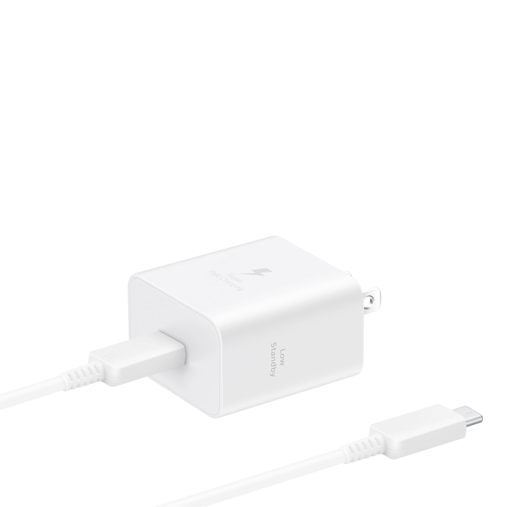 Cargador Samsung Ep-t4511xwegus De 45 W Con Cable Usb-c, Blanco