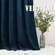 thumbnail image 3 of Cortinas RYB HOME de terciopelo azul marino opacas, 132 x 213 cm, 2 paneles, 3 of 3