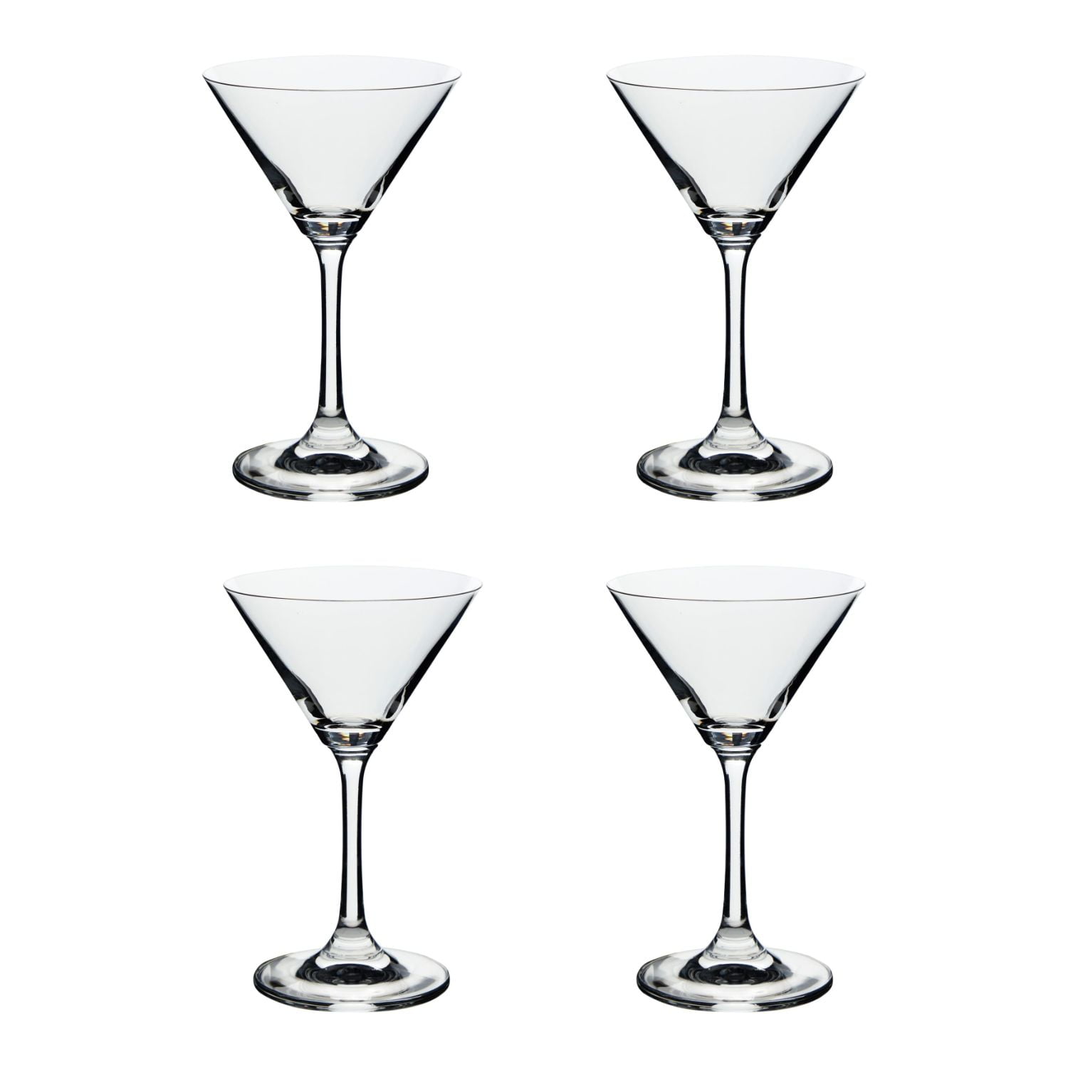 Importclick - Set 4 Copas Martini Vidrio 274 Ml