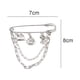 thumbnail image 2 of Broche de cadena larga colgante para hombres y mujeres, estilo retro, con pasadores de barra, imperdible, estilo punk, con cadenas, para suéteres, chal, cuello, abrigos, broches para niñas., 2 of 5