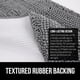 thumbnail image 5 of Juego de alfombras de baño GORILLA GRIP Soft Chenille de 2 piezas, color gris, 5 of 9