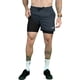 thumbnail image 1 of Eco Short Deportivo Doble Capa 2 en 1 perfect Black Grey Konko, 1 of 3