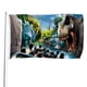 thumbnail image 1 of Parque Jurásico Bandera impresa con temática, regalo perfecto para fanáticos, amigos y familiares, y adecuada para actividades al aire libre e interiores, decoraciones de fiesta. 90 cm × 150 cm., 1 of 6