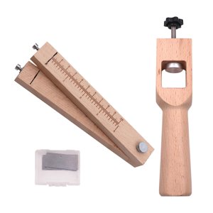 Magideal - De Correas Para Herramientas De Artesanía De Cuero Suministros Para Artesanía En Cuero De Correas De Tiras De Madera