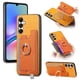 thumbnail image 1 of Funda Magnética Para Samsung Galaxy A05s Con Billetera Y Anillo Protector Resistente Orange, 1 of 6