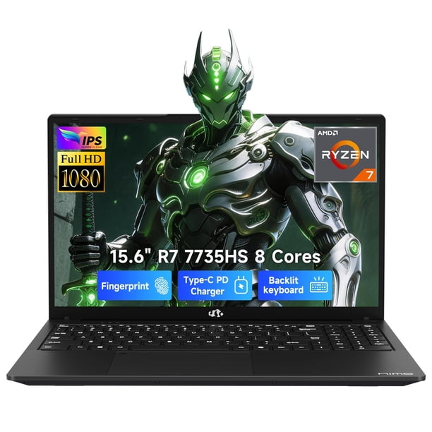 Laptop para videojuegos NIMO N159 15.6 pulgadas FHD AMD Ryzen 7 16 GB RAM 256 GB SSD