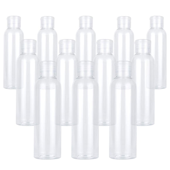 Botellas vacías de plástico TRENDBOX de 120 ml con tapa abatible, paquete de 12