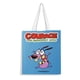 thumbnail image 1 of Courage the Cowardly Dog Bolso de tela con estampado de lienzo para mujer, bolsa de compras reutilizable y estética, con cremallera interior, regalo para mujer,38*45cm., 1 of 6
