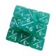 thumbnail image 5 of 10 Piezas De Dados De Contador, Accesorios Para Juegos De Cartas, Contadores De Suma Y Resta, Color Verde, 5 of 5