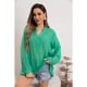 thumbnail image 1 of Blusa Mujer Tendencia Lino Algodón Premium Liviana Botones Textura 053, 1 of 4