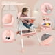thumbnail image 3 of Silla de Comer Infantil 4 en 1 Kidstar Rosada – Ajustable, Plegable y Multifuncional, 3 of 4
