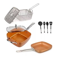Click Ventas - Juego De Sartenes Antiadherente 9Pcs Y Utensilios De Cocina