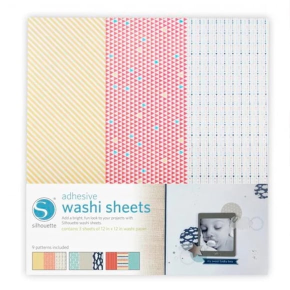 Hojas Washi Multicolor Silhouette