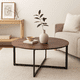 thumbnail image 3 of Mesa de centro 80cm redonda - Madera Oscura Walnut, 3 of 6