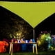 thumbnail image 2 of Vela sombra - sombreadora led, verde limón, triangular, 3,6 m x lado, 2 of 3