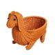 thumbnail image 1 of Cesta Tejida Con Forma De Animal, Organizador Creativo De Despensa Para Cocina, Hogar, Escritorio, Perro, 1 of 5