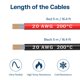 thumbnail image 2 of Cable eléctrico MMOBIEL 20 AWG de cobre estañado, 5 m, rojo y negro, 2 of 6