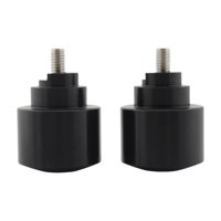 Ioensy - 2 Tapones De Repuesto Para Manillar De Motocicleta Para Honda Cb 559 1987-2007, Color Negro