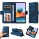 thumbnail image 4 of Carcasa FOXDOCK Xiaomi Redmi Note 10 Pro 4G de cuero PU, diseño acolchado clásico, protección contra caídas y rayones, 4 of 5