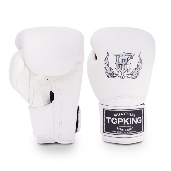 Guante de boxeo TOP KING 406 g blanco 16 oz (454 g)