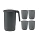 thumbnail image 5 of Jarra De Agua De 2,5 L Y Jarra De Agua De 4 Tazas Para Acampar, Fiesta De Picnic, Negro, 5 of 5