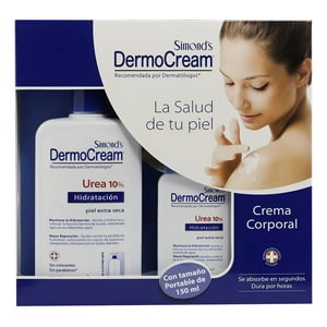 Pack Simonds Dermocream Hidratacion Urea 10% 400 + 150 Ml