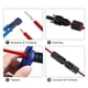thumbnail image 2 of 10-100 pares de conectores solares MC4 + cable de acoplamiento de enchufe de 2,5-6 mm²; 10/20 pares de conectores solares para sistema solar con conector de cable impermeable MC5, 2 of 5