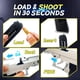 thumbnail image 3 of Pistola lanzadardos de espuma Awadas Silver Ops, alcance de 32 pies, 50 dardos, 3 of 6