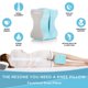 thumbnail image 5 of Almohada de rodilla de espuma viscoelástica, almohada ortopédica para piernas Foverhom, 5 of 9