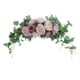 thumbnail image 2 of Swags florales decorativos Arreglo floral Guirnalda Flores de hortensia rosa para la ceremonia del dintel Telón de fondo Decoración de la boda , Rosado F, 2 of 5