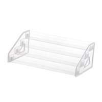 Ioensy - Estante De Exhibición De Esmalte De Uñas Transparente Para Botellas De Pigmento De Maquillaje Lápiz Labial 4 Niveles