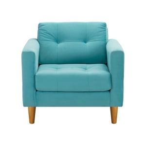 Bodevir - Sofa Retro 1C Felpa 04 Turquesa