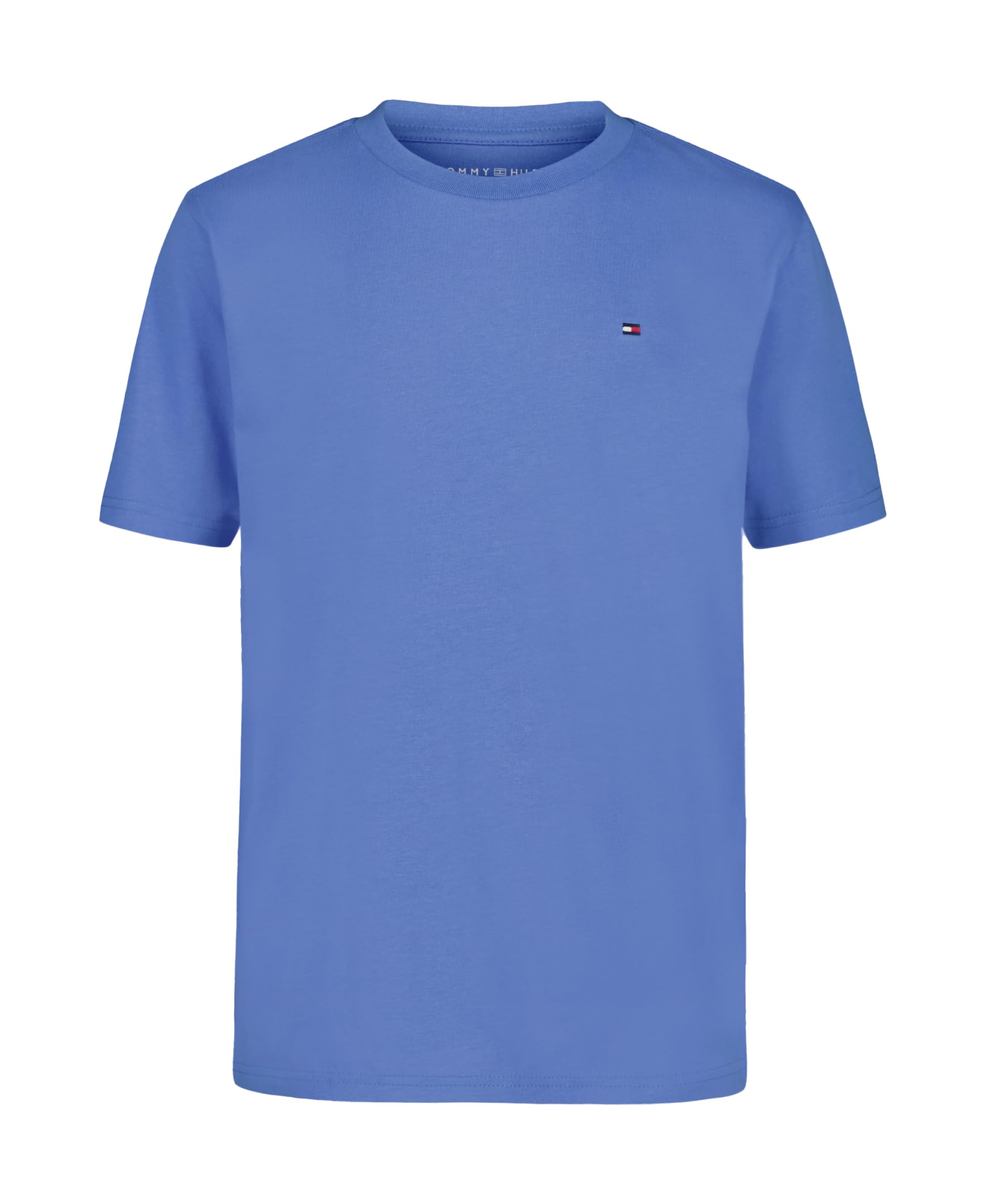 Camiseta Tommy Hilfiger Para Niños, Manga Corta, Cuello Redondo, 10-12 Años