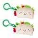 thumbnail image 1 of Llavero de peluche para tacos, pizza con queso de cabra y gato con clip, 1 of 7