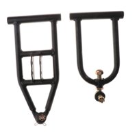 Magideal - Juegos De Suspensión De La Rueda Delantera, Piezas De Kart Go, Balanceo Superior E Inferior, Piezas De Bricolaje Fácil De Instalar, Reemplazo Para Go-