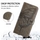 thumbnail image 4 of Funda cartera mariposa para Samsung Galaxy S26 Edge con soporte y ranuras para tarjetas Gris, 4 of 6