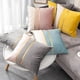 thumbnail image 3 of Paquete de fundas de almohada ligeras de lujo, cojín de terciopelo holandés para mesita de noche, cojín de sofá de terciopelo, almohada lumbar, diseño unilateral, 45 x 45, 30 x 50, 3 of 5