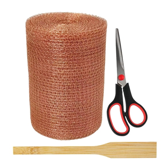 Malla de cobre para control de roedores YAGJIA, 12,7 cm x 10 m, resistente a la corrosión