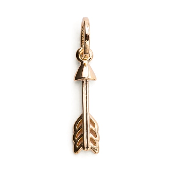 Dangle Charm Pandora Arrow Of Cupid Gold Plated Pandora Shine