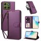 thumbnail image 2 of Funda con Billetera para [Motorola Edge 70 5G] con Bolsillo Zipper y Tarjetero Violeta, 2 of 6