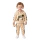 thumbnail image 1 of Conjunto Bebe Niño Algodon Con Capucha Dinosaurio Cocodrilo, 1 of 3
