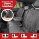thumbnail image 3 of Funda de asiento de coche para perros Lusso Gear, impermeable y antideslizante, gris, 3 of 9