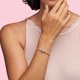 thumbnail image 3 of PANDORA Heart Clasp Snake Chain Bracelet Heart Clasp Rom, 3 of 3