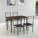 thumbnail image 2 of Juego de Comedor 4P Verona Negro 74x70x110 cm, 2 of 5