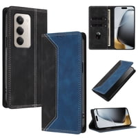 Funda Foxdock Para Xiaomi Redmi 15 4G/5G De Cuero Premium Bicolor Con Ranuras Rfid, Carcasa Tipo Billetera Antigolpes Y Soporte Plegable