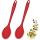 thumbnail image 1 of 2 cucharas de silicona para cocinar, resistentes al calor, diseño higiénico, utensilios de cocina, cucharas para mezclar, cocinar, hornear y mezclar., 1 of 7