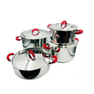 Arte Andino - Bateria De Cocina 8 Piezas Acero Inox